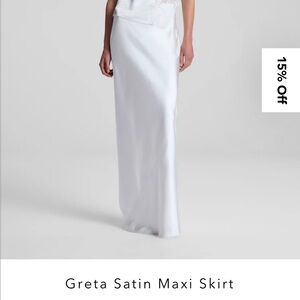 Greta Satin Maxi Skirt